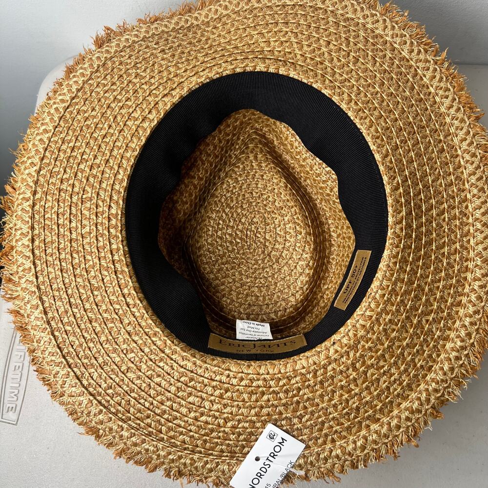 Eric Javits Straw Fedora Look Again Sun Hat - Picture 5 of 8